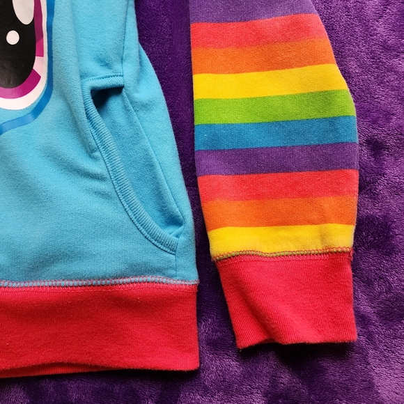 EUC- My Little Pony 🌈Rainbow Dash girls hoodie (sz 5/6) - Picture 7 of 9